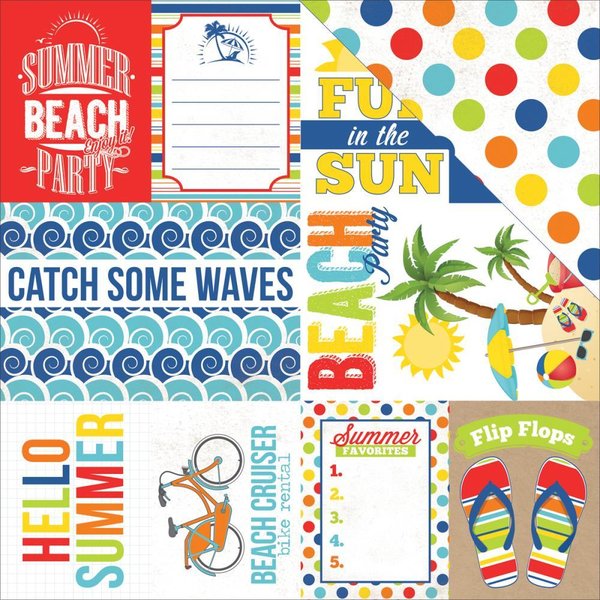 Echo Park - Beach Party Journaling Cards (SW5702)