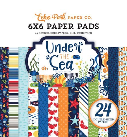 Echo Park Under the Sea paper pad 6X6" (US131023)