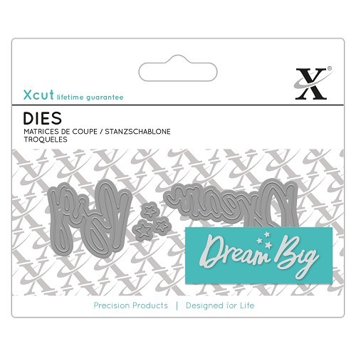 Xcut Mini Sentiment Die (3pcs) - Dream Big (XCU 504052)