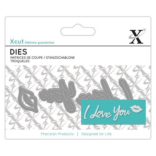 Xcut - Mini Sentiment Die I Love You (4pcs) (XCU 504051)