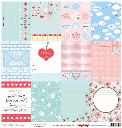 Scrapberry's: You And Me - Be My Valentine (SCB220606208)
