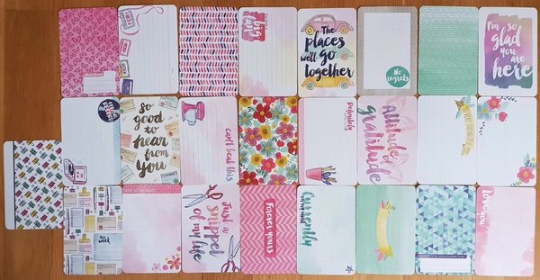 Project Life: Better Together 25st 4''x6'' journalings cards