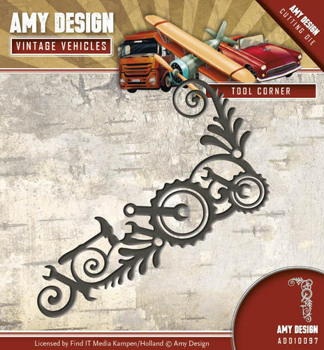 Amy Design Vintage Vehicles - Die Tool Corner (ADD10097)