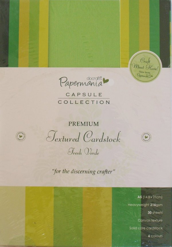 Papermania: Capsule - Premium Textured Cardstock