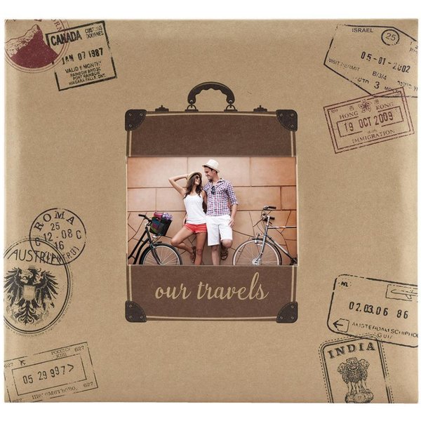 MBI - Our Travels Expressions Post Bound Album W/Window 12"x12" (860132)