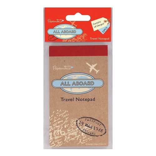 Docrafts: All Aboard -  Travel notepad (PMA 157192)