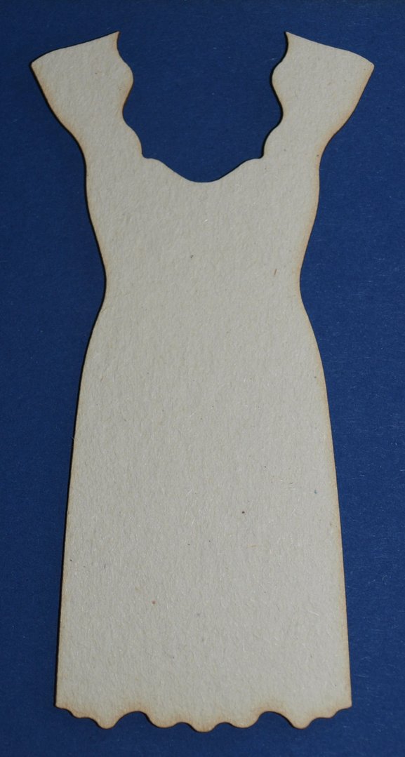 Jurkje (5) 1 stuks 9,5-11,5 cm 1,5 mm dik chipboard