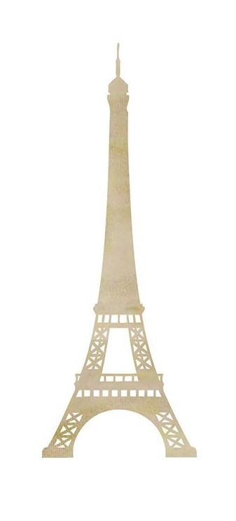 kaisercraft Eiffel Tower wood flourish (FL356)