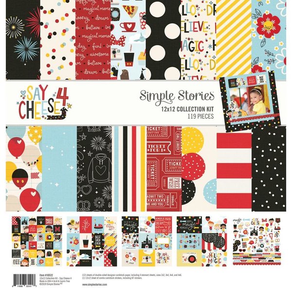 Simple Stories Say Cheese 4 Collection Kit 12"X12" (SAY10522)
