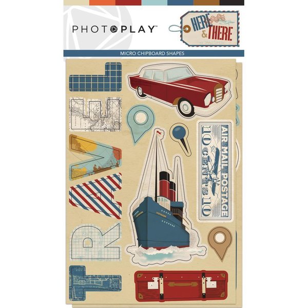 Photoplay: Here & There Chipboard (HAT9300)