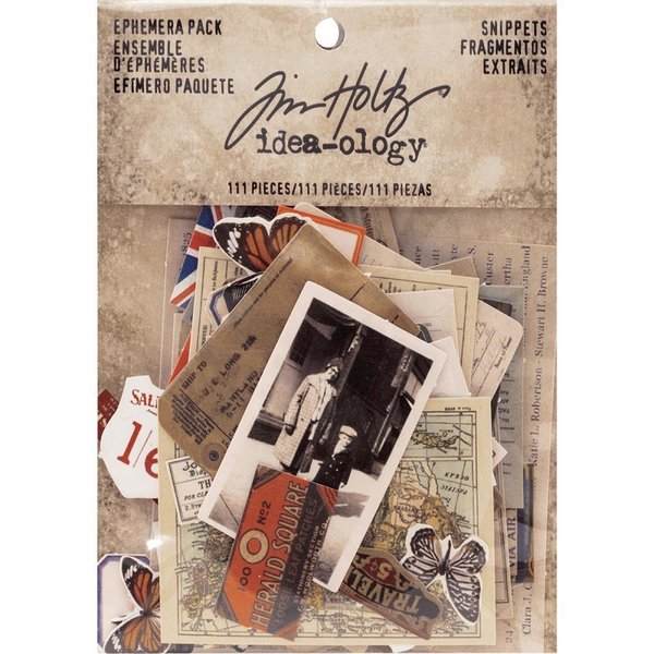 Idea-ology Tim Holtz - Snippets Tiny Die-Cuts (TH93564)