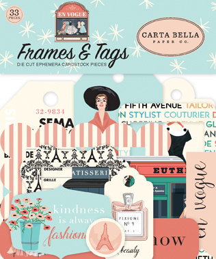 Carta Bella En Vogue Frames & Tags (CBEV103025)