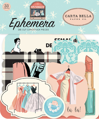 Carta Bella En Vogue Ephemera (CBEV103024)