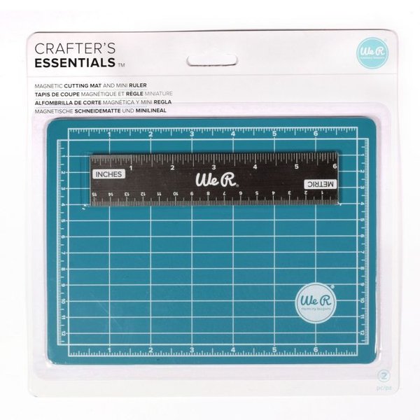 We R Memory Keepers •  crafters mini magnetic mat & ruler (71092-9)