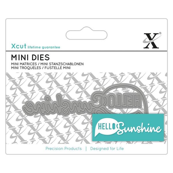 Xcut - Mini Sentiment Die Hello Sunshine (XCU 504123)
