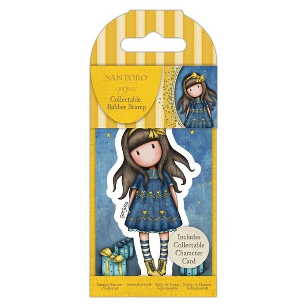 Gorjuss Collectable Mini Rubber Stamp No.70 Just Because (GOR 907335)