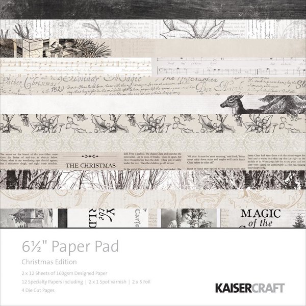 Kaisercraft - Christmas Edition Paper Pad 6.5"X6.5" 40/Pkg