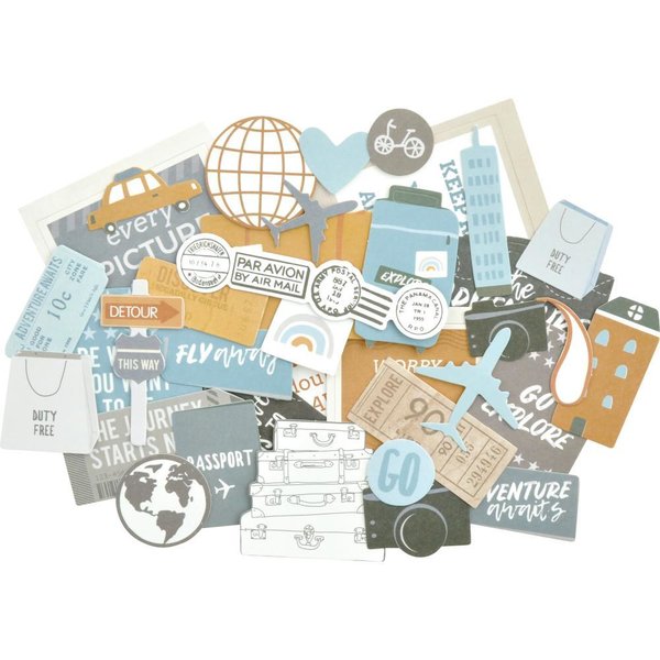 kaisercraft Let's Go Collectables Cardstock Die-Cuts (CT949)