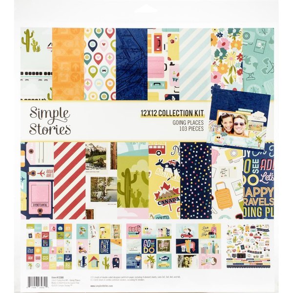 Simple Stories Going Places Collection Kit 12"X12" (GOP12300)