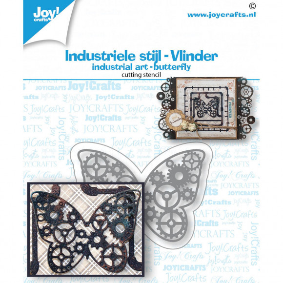 Joy!Crafts Snijstencil industrieel vlinder (6002-1475)