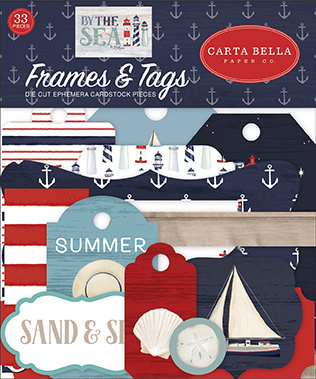 Carta Bella By The Sea Frames & Tags (CBBS120025)