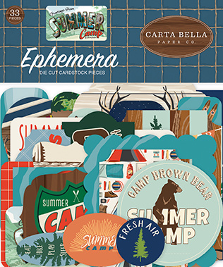 Carta Bella Summer Camp Ephemera (CBSC119024)