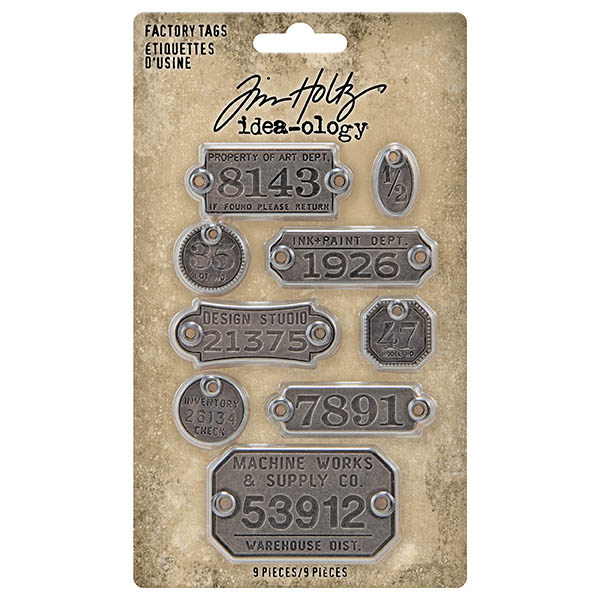 Tim Holtz Idea-ology Factory Tags (TH94039)