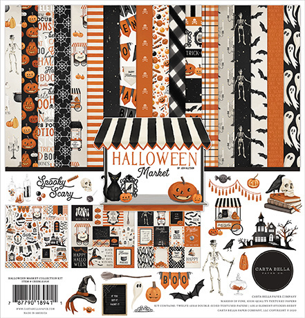 Carta Bella Halloween Market 12x12 Inch Collection Kit (CBHM121016)