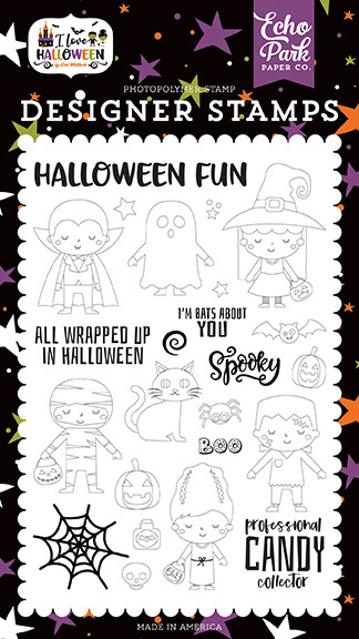 Echo Park - Too Cute To Spook Clear Stamps (ILH218044)
