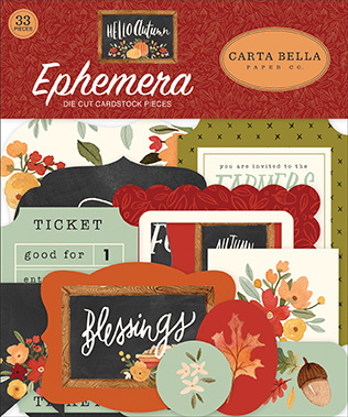 Carta Bella - Hello Autumn Ephemera (CBHEA122024)