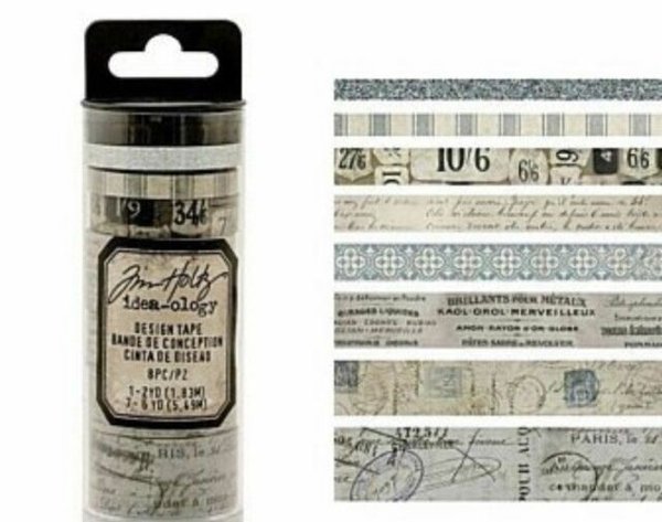 Idea-ology Tim Holtz  Design Tape French (8yards) (TH93355)