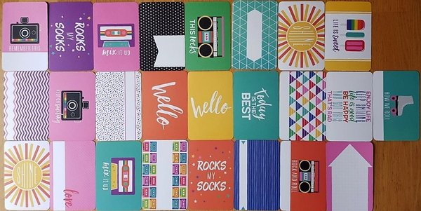 Project Life: Awesome 25st 4''x6'' journaling cards