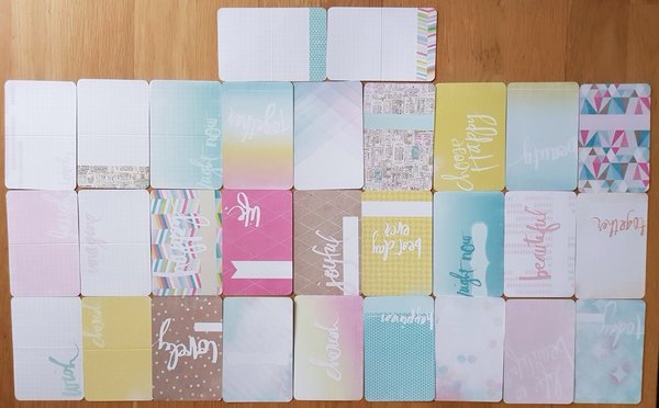Project Life: Dreamy 30st 4''x6'' journaling cards (98181C)