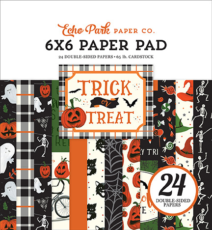 Echo Park - Trick or Treat 6x6 Inch Paper Pad (TT168023)