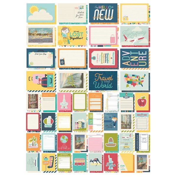 Simple Stories Going Places Sn@p! Card Pack 72/Pkg (GOP12320)