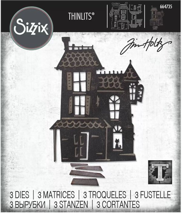 Sizzix Thinlits Die Set 3PK Haunted (664735)