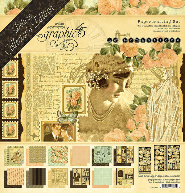 Graphic 45 - Le Romantique 12x12 Inch Deluxe Collector's Edition (4501952)