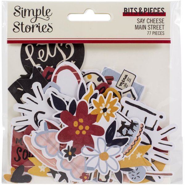 Simple Stories Say Cheese Main Street Bits & Pieces Die-Cuts 77/Pkg (SCM14216)