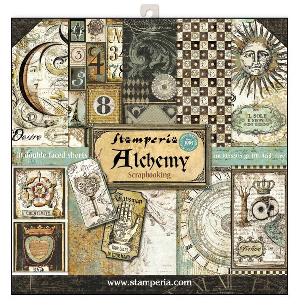 Stamperia - Alchemy 12x12 Inch Paper Pack (SBBL34)