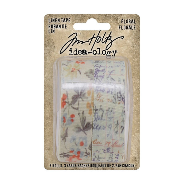 Tim Holtz Idea-ology Linen Tape Floral (TH94139)