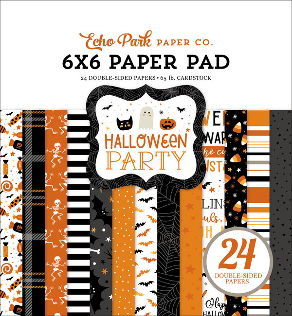 Echo Park Halloween Party 6x6 Inch Paper Pad (HP250023)