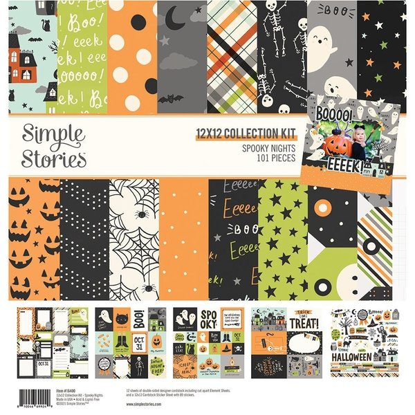 Simple Stories - Spooky Nights 12x12 Inch Collection Kit (16400)