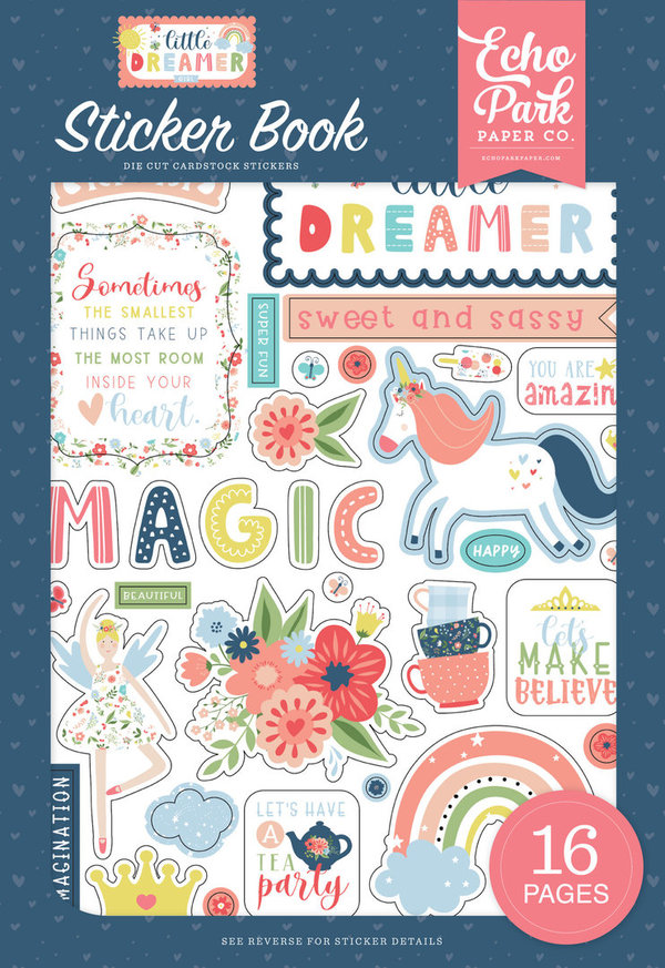 Echo Park Little Dreamer Girl Sticker Book (LD237029)
