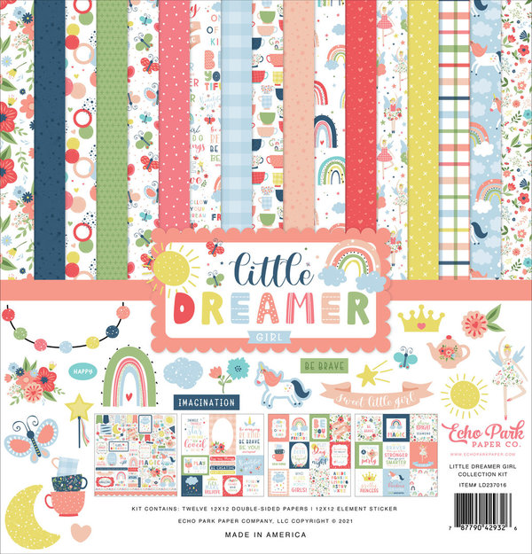 Echo Park Little Dreamer Girl Collection Kit (LD237016)