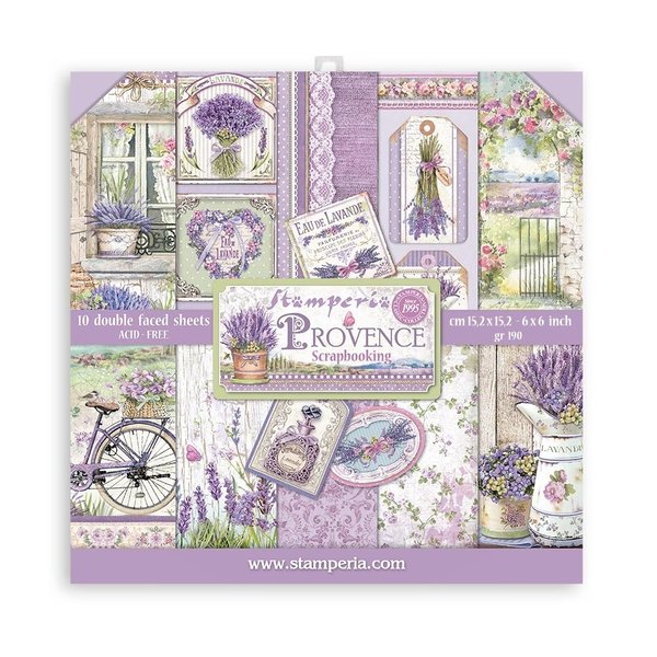 Stamperia - Provence 8x8 Inch Paper Pack (SBBS10)