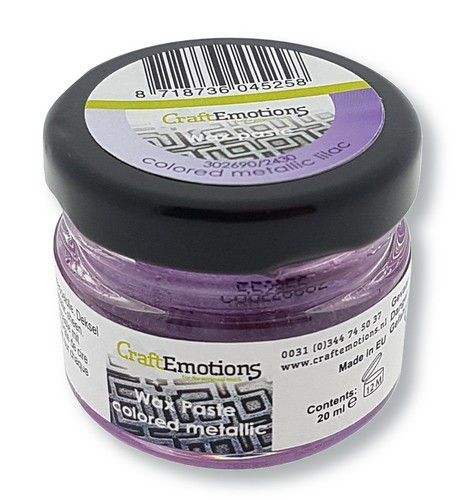CraftEmotions Wax Paste metallic colored - lila 20 ml  (302690/2430)