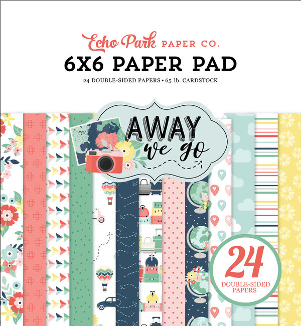 Echo Park - Away We Go 6x6 Inch Paper Pad (AWG270023)