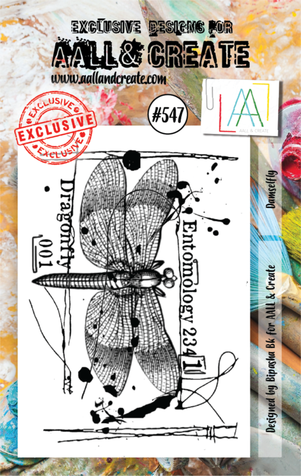 Aall and Create - Stamp Set A7 Damselfly (AALL-TP-547)