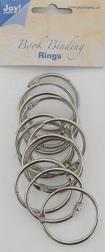 Joy! Crafts - Boekbinders-ringen zilver 45mm 12st (6200/0123)