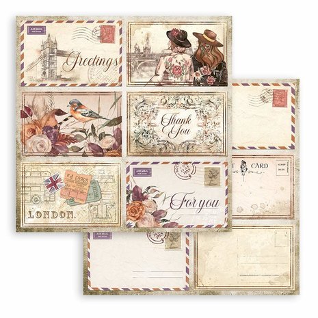 Stamperia -Our Way 6x6 Inch Paper Pack (SBBXS19)